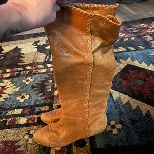 INC International Concepts Tan Over the Knee Boots